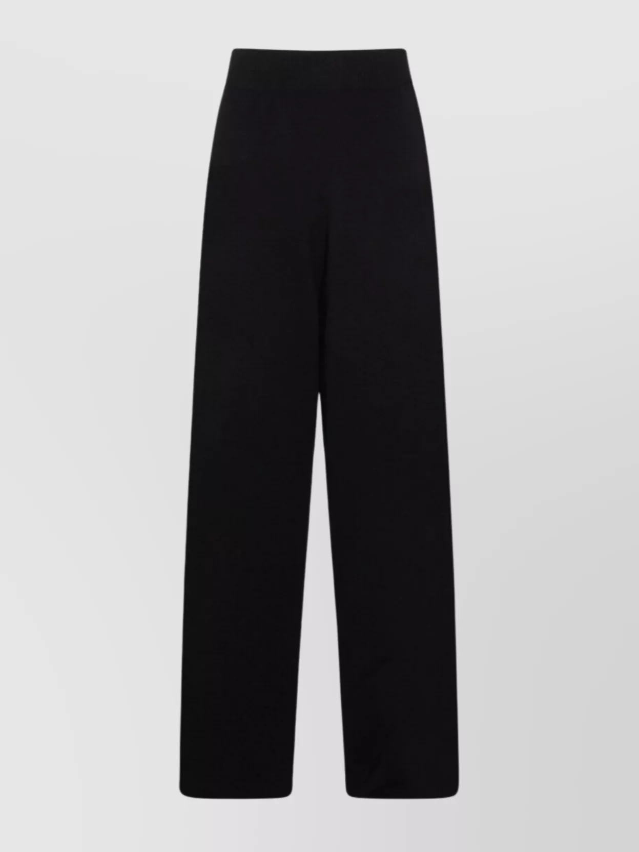 Fabiana Filippi Relaxed Wide Leg Trousers For Everyday Wear In Black