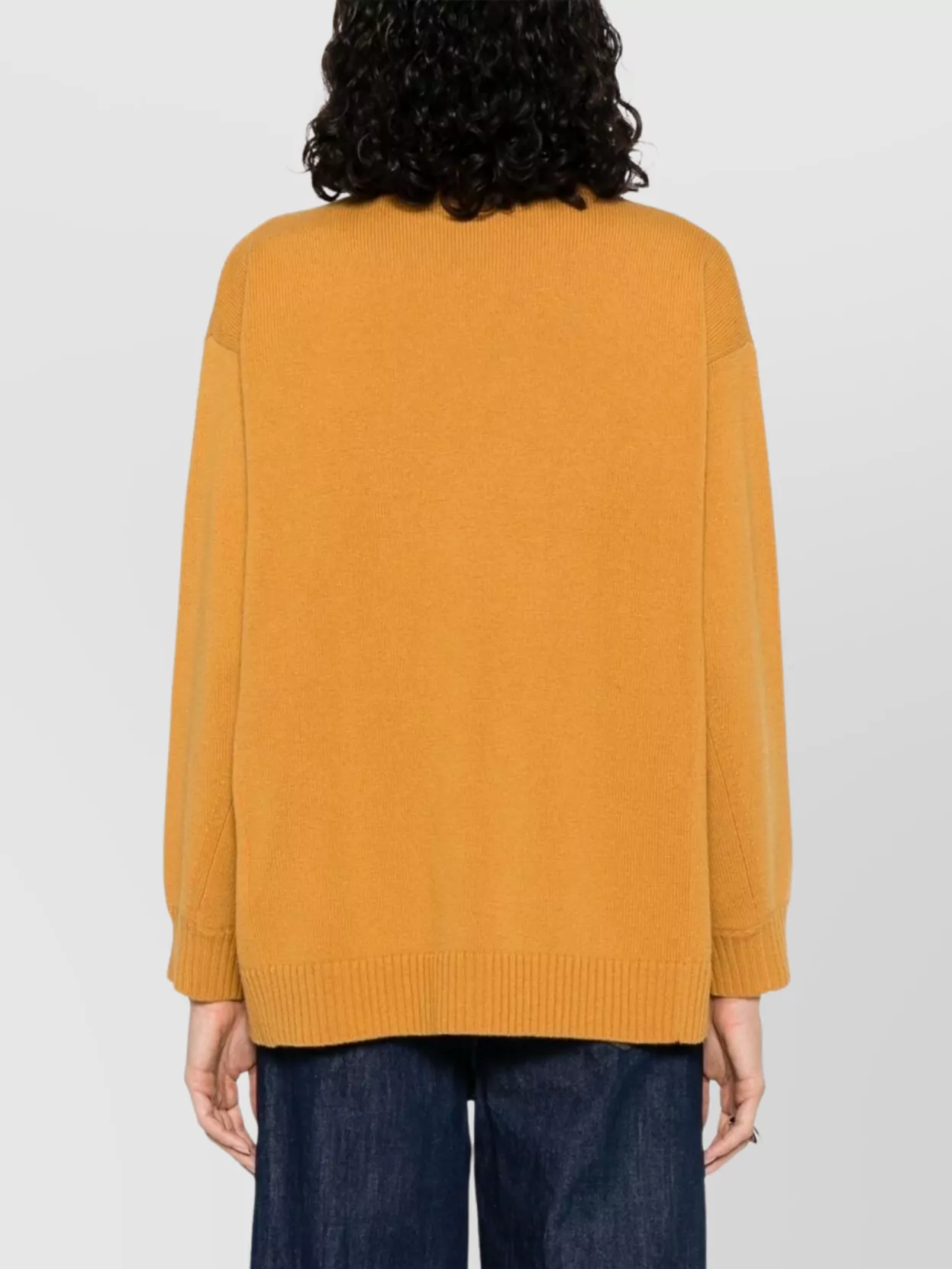 Max Mara Fido Crew Neck Embroidered Knit Sweater