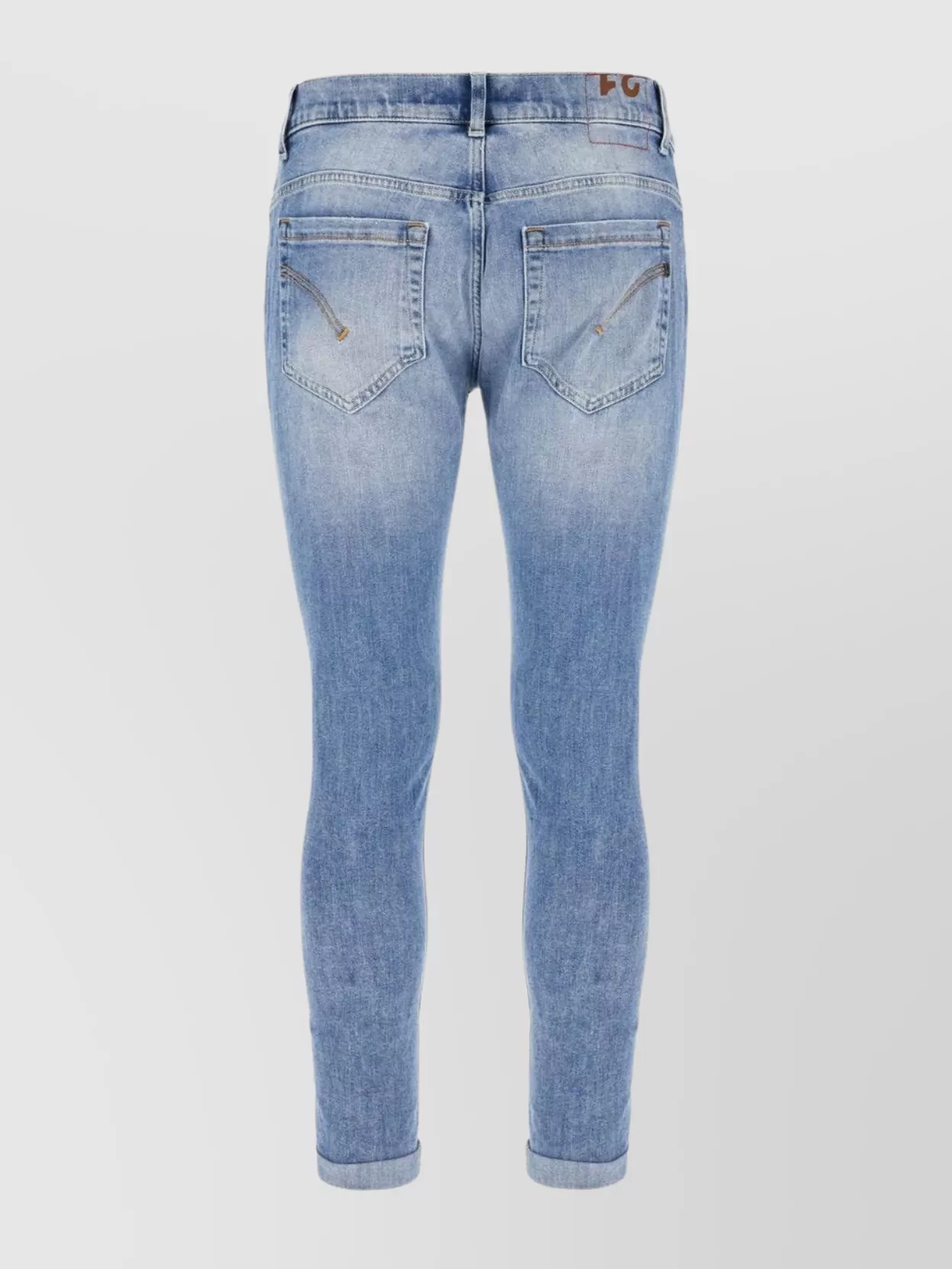 Dondup George Denim Skinny Jeans With Faded Wash