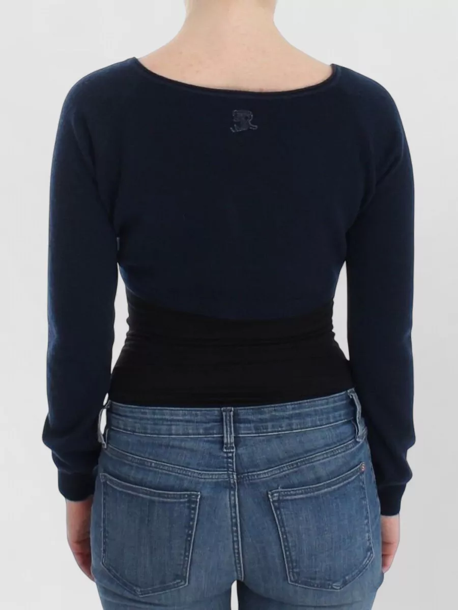 Ermanno Scervino Cashmere Cropped Cardigan