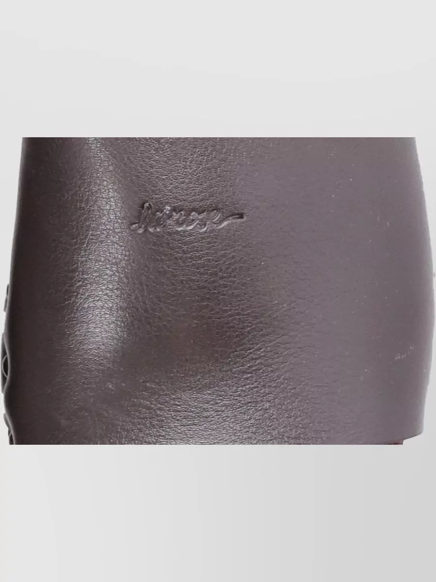 La Rose Leather Sandals