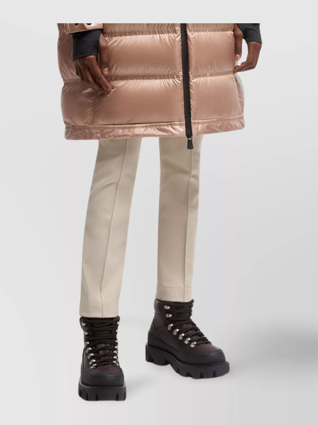 Moncler Long Down Jacket Hooded