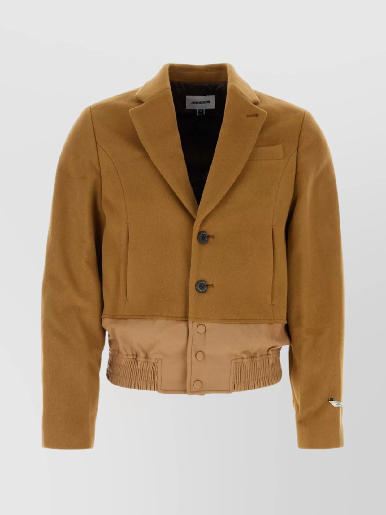 Shop Ader Error Jacket Wool Blend Front Pockets