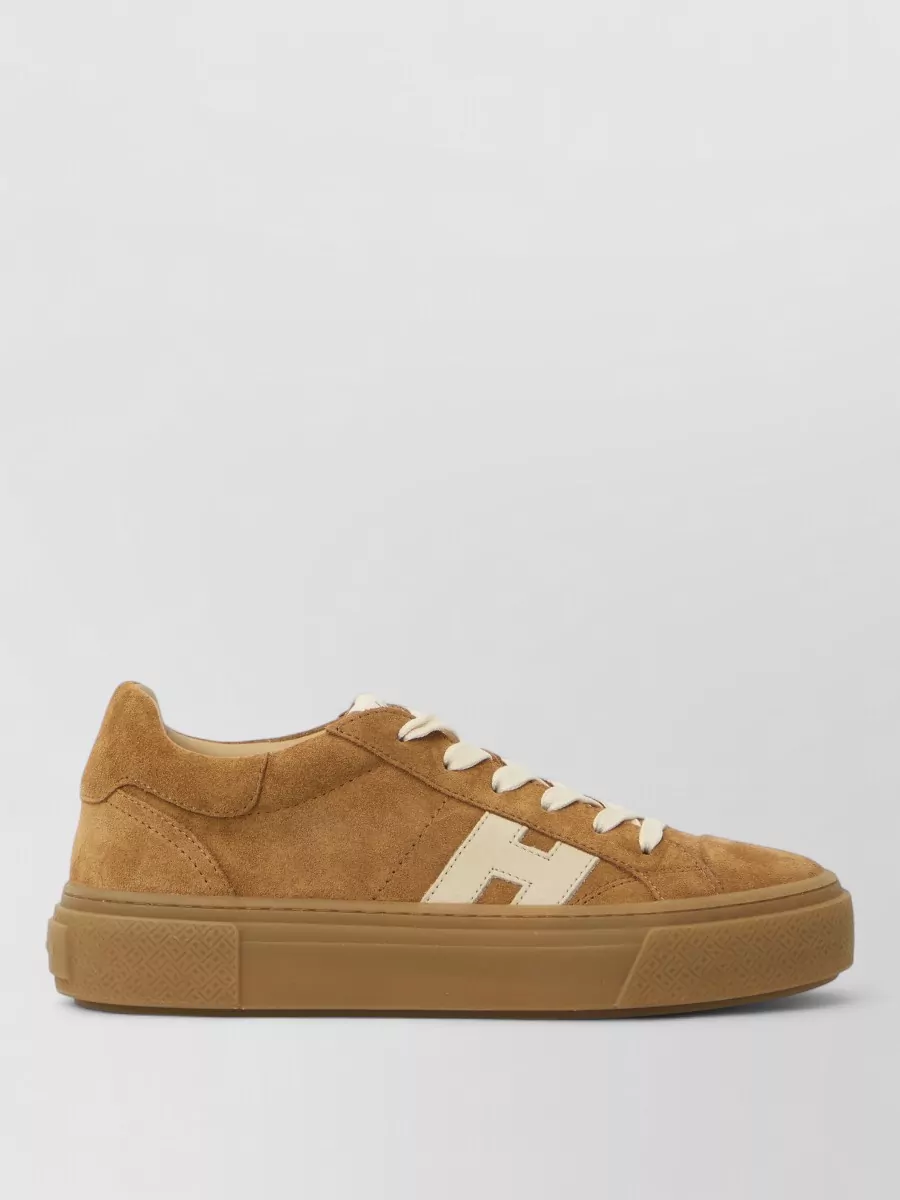 Hogan Leather Lace-Up Sneakers