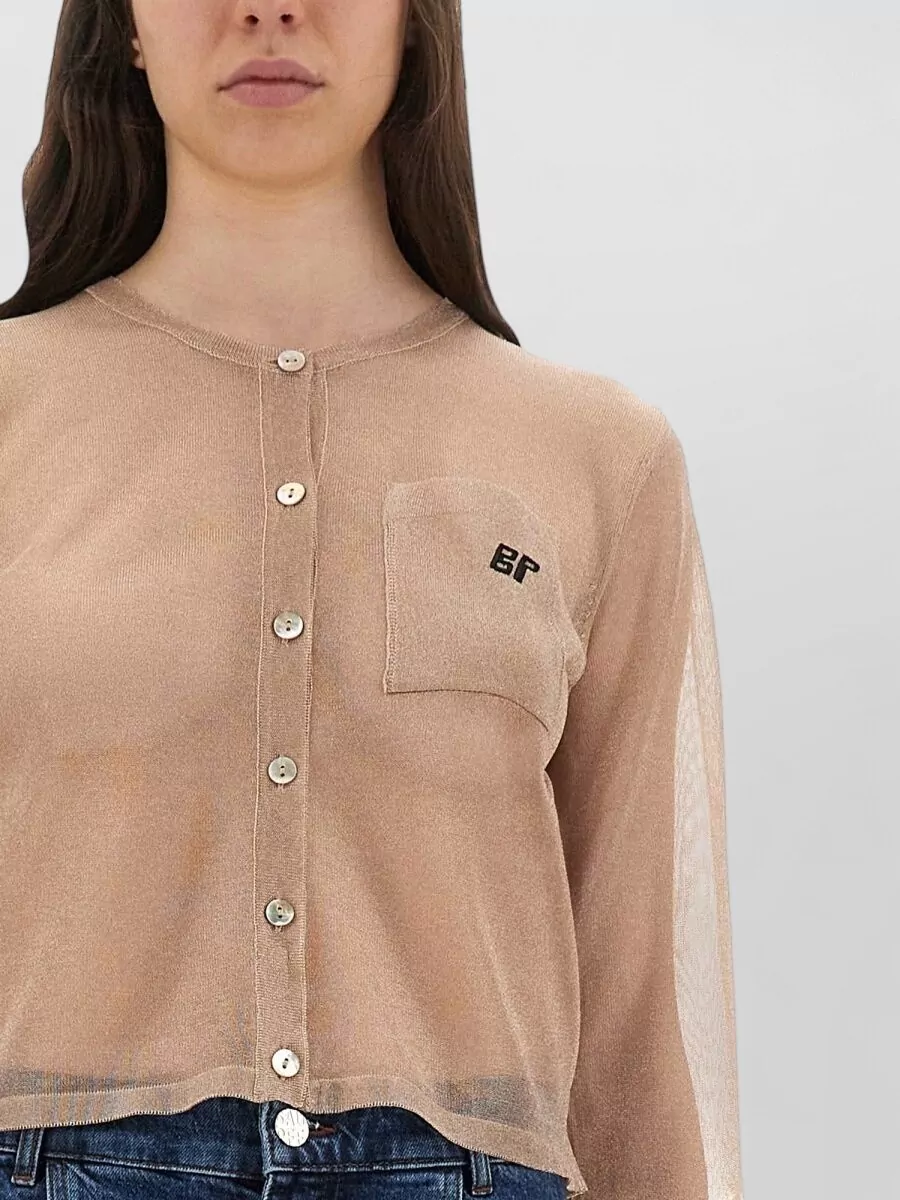 Baum Und Pferdgarten Cropped Cardigan
