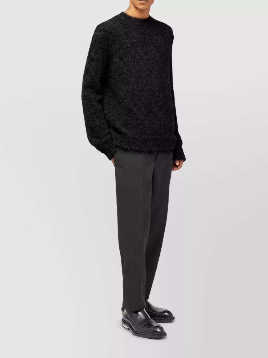 Jil Sander Alpaca Leather Sweater