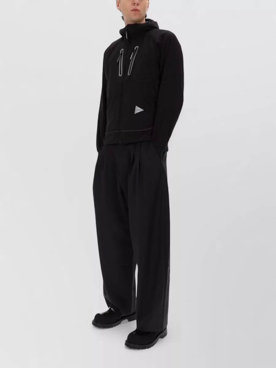 And Wander Hooded Jacket With Elastic Cuffs And Pockets