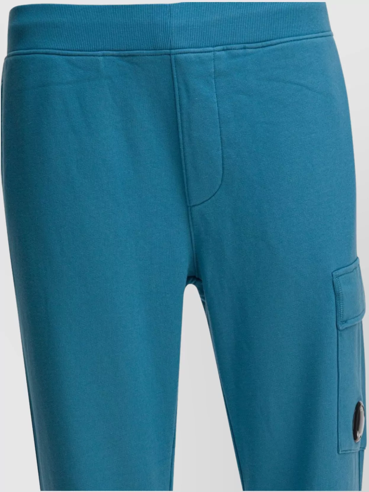 C.p. Company Fleece Sweatpants With Cargo And Side Pockets
