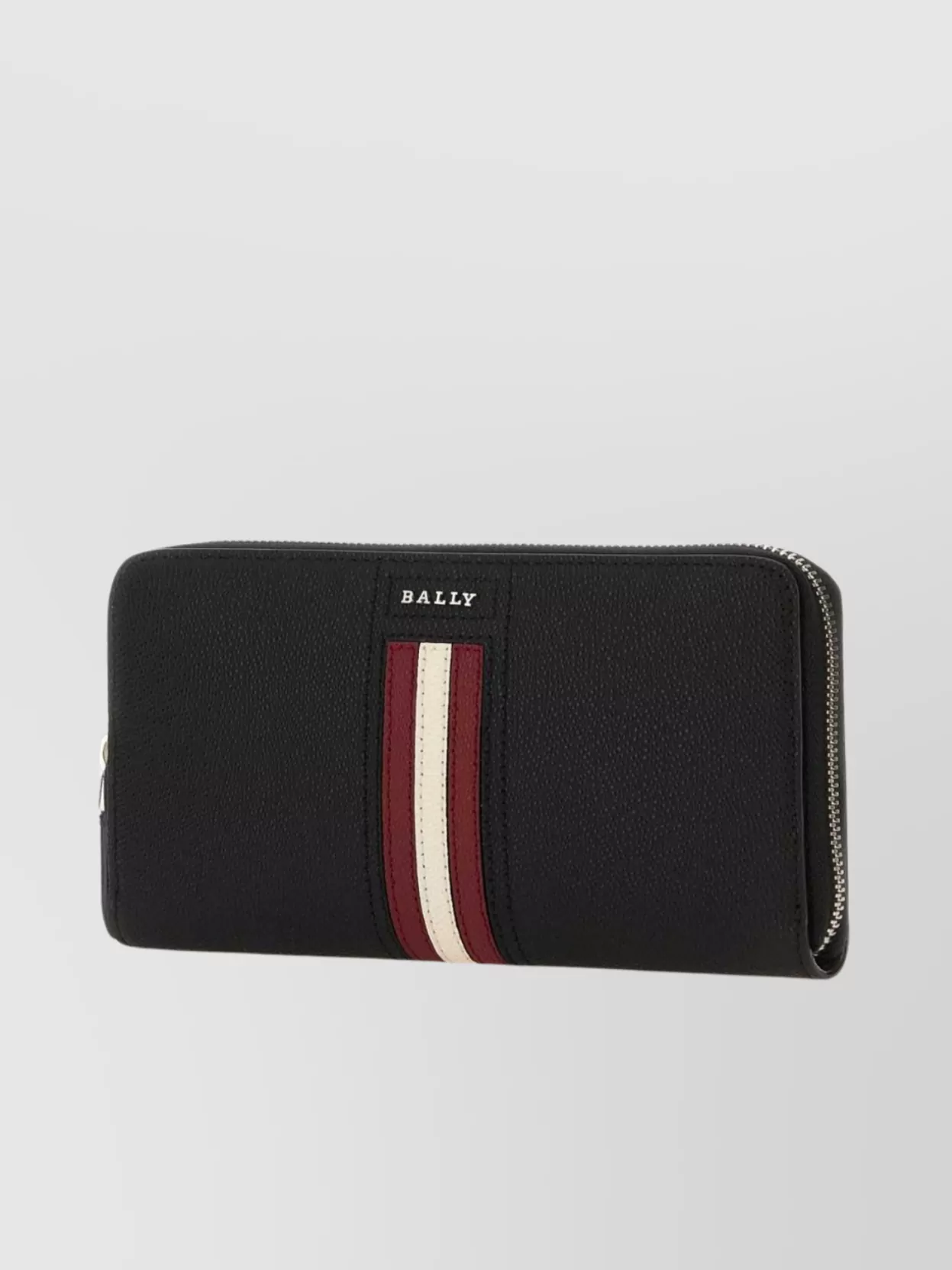 Shop Bally Striped Detail Leather Wallet Cardholders