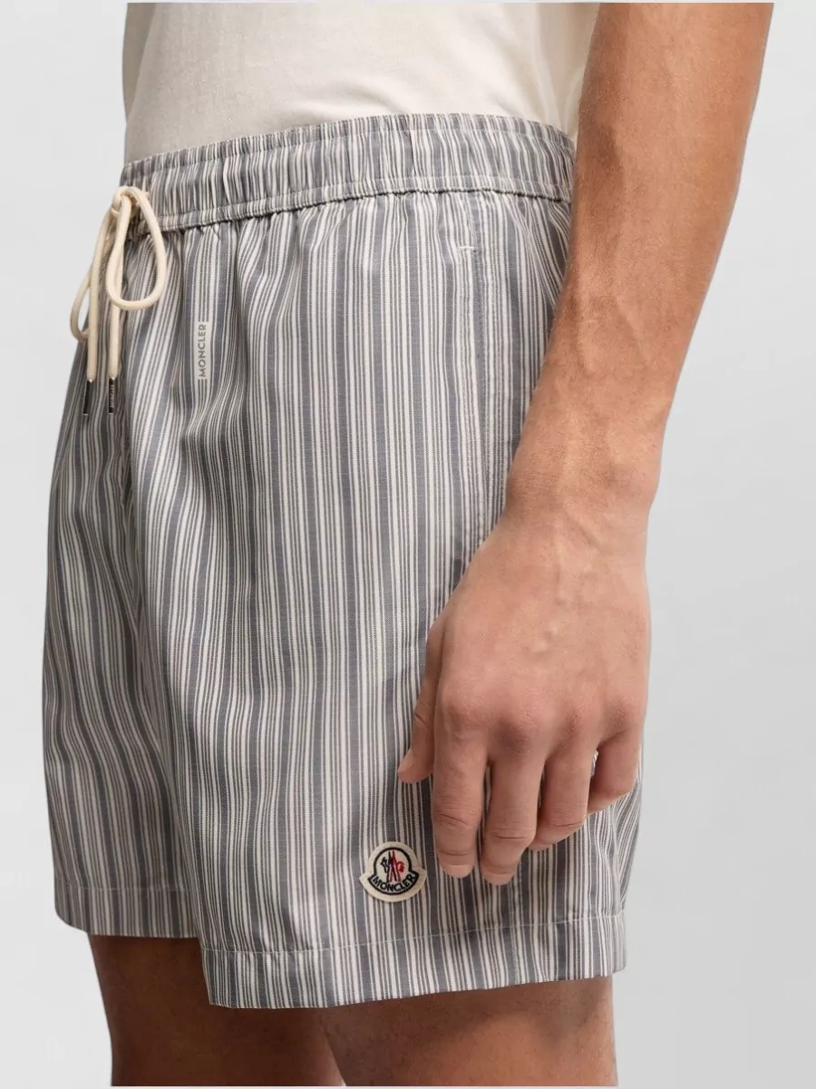 Moncler Striped Swim Shorts