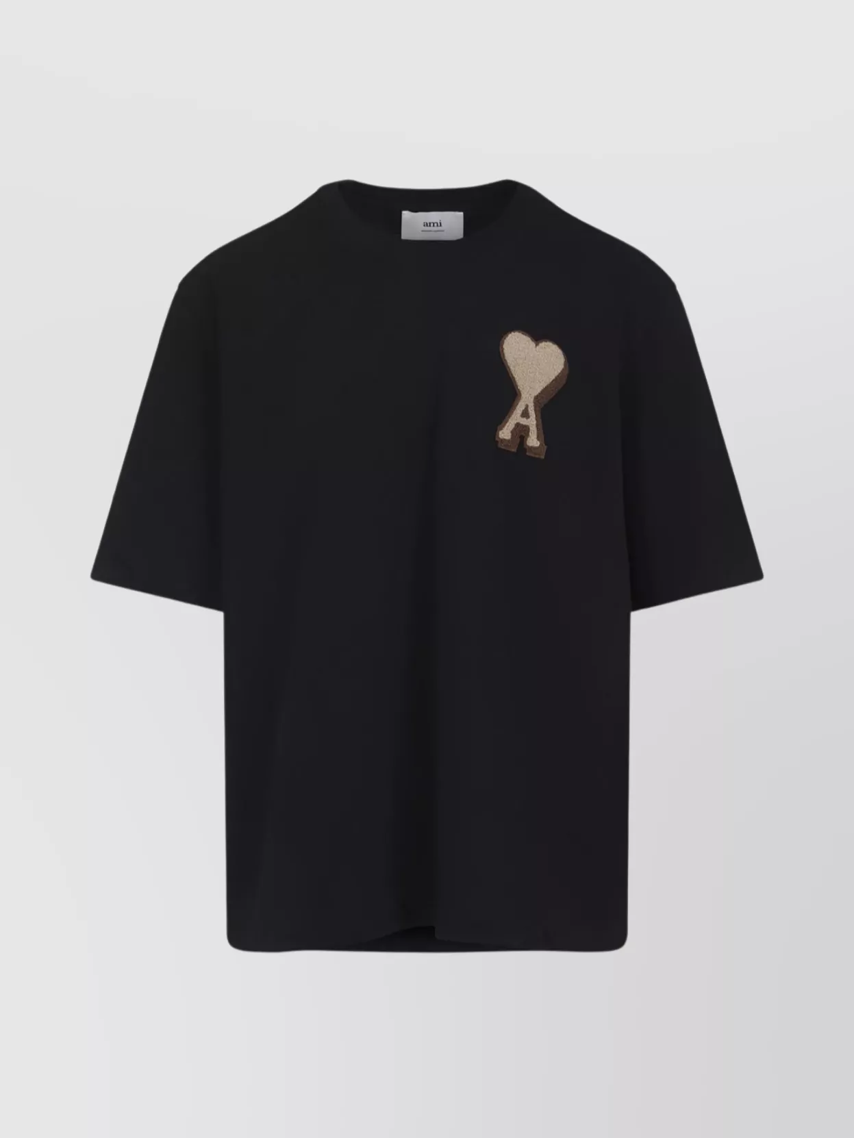 Ami Paris Crew Neck Short Sleeve Patch T-Shirt