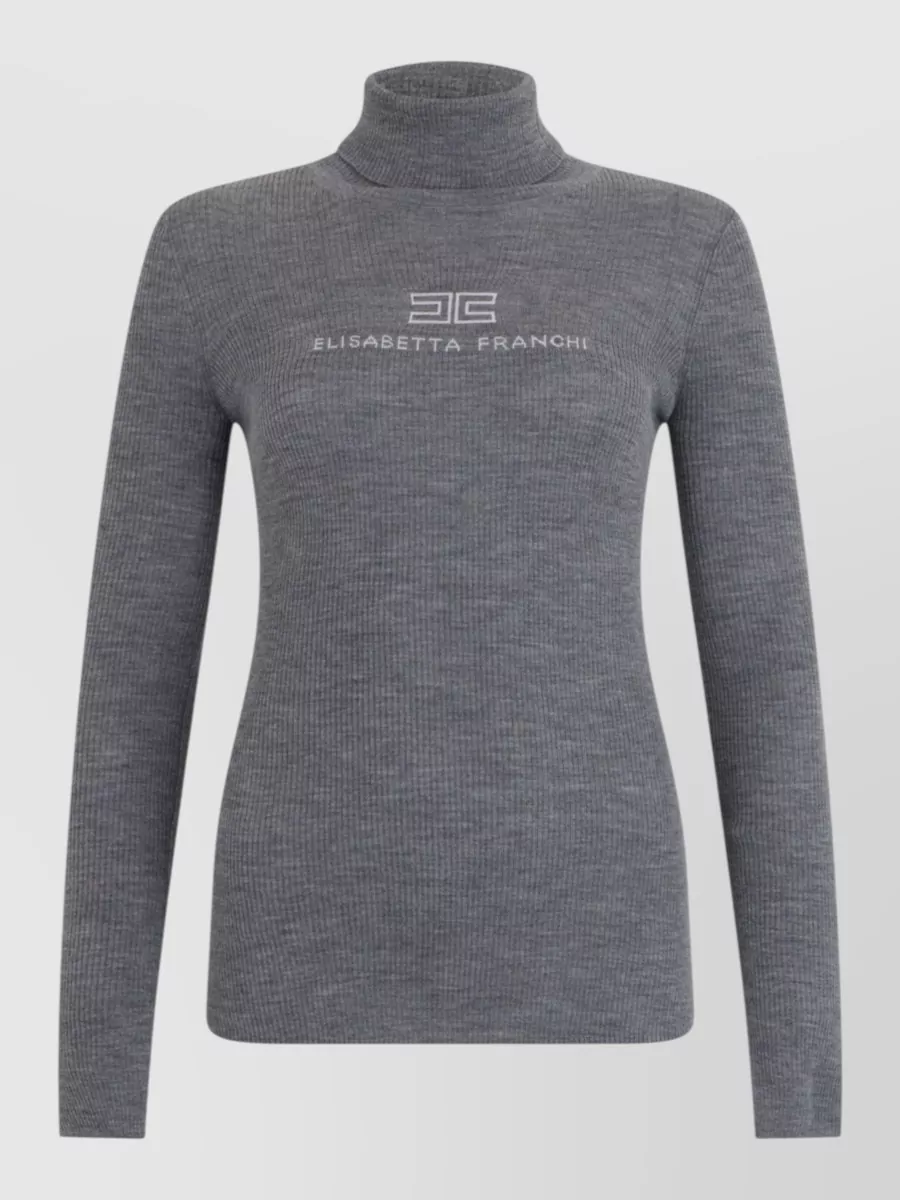 Elisabetta Franchi Wool turtleneck sweater