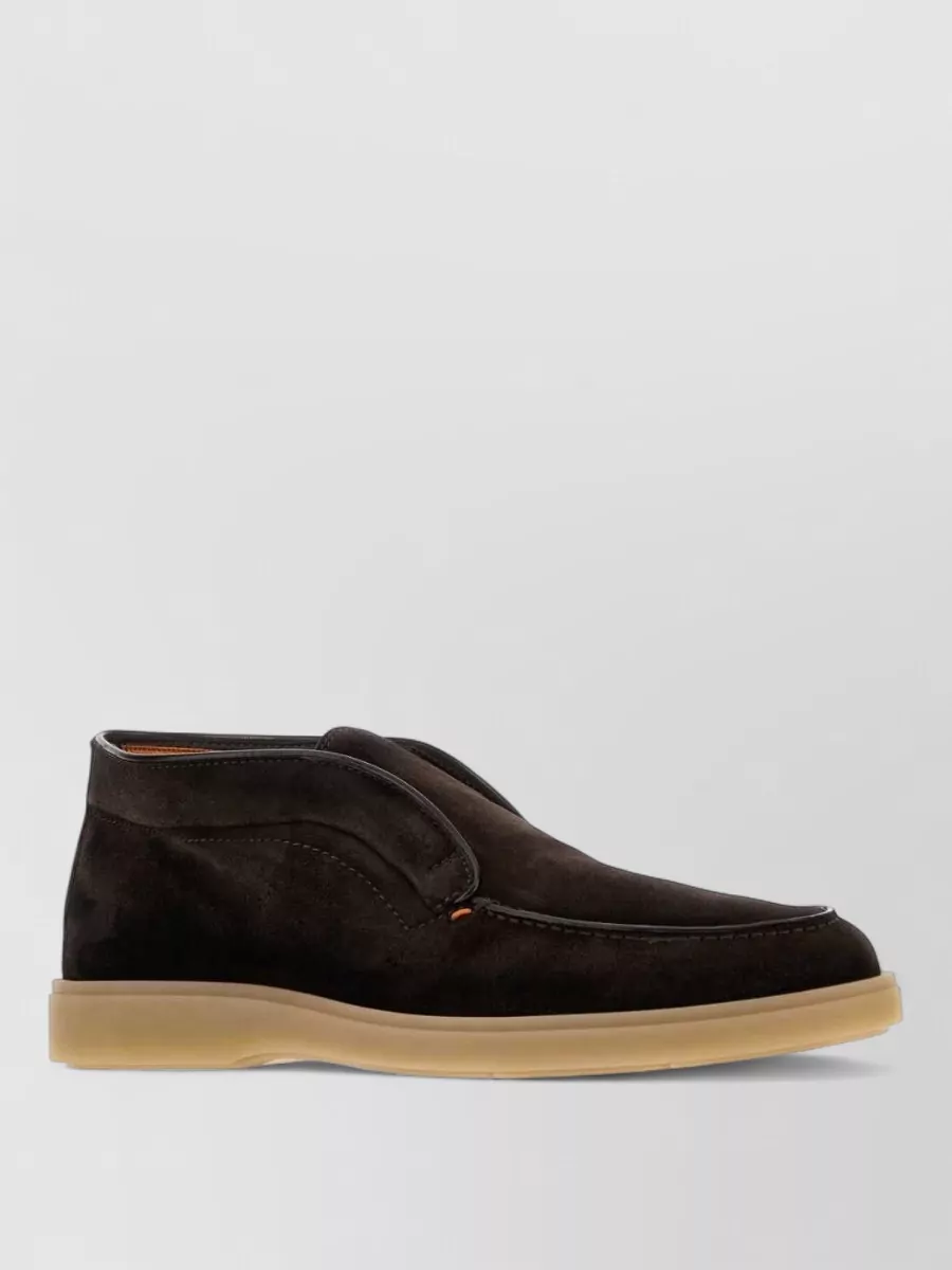Santoni suede loafers