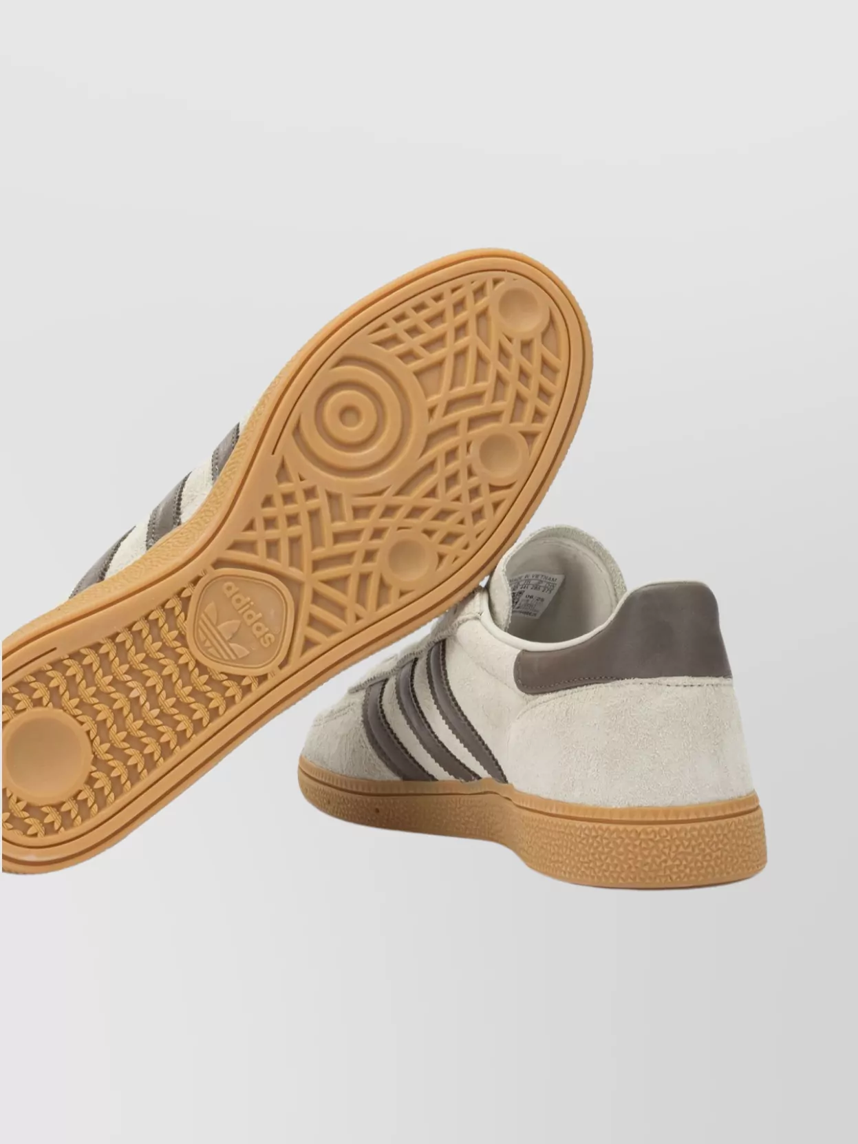 Adidas Originals Suede Sneakers With Rubber Sole And Stripes