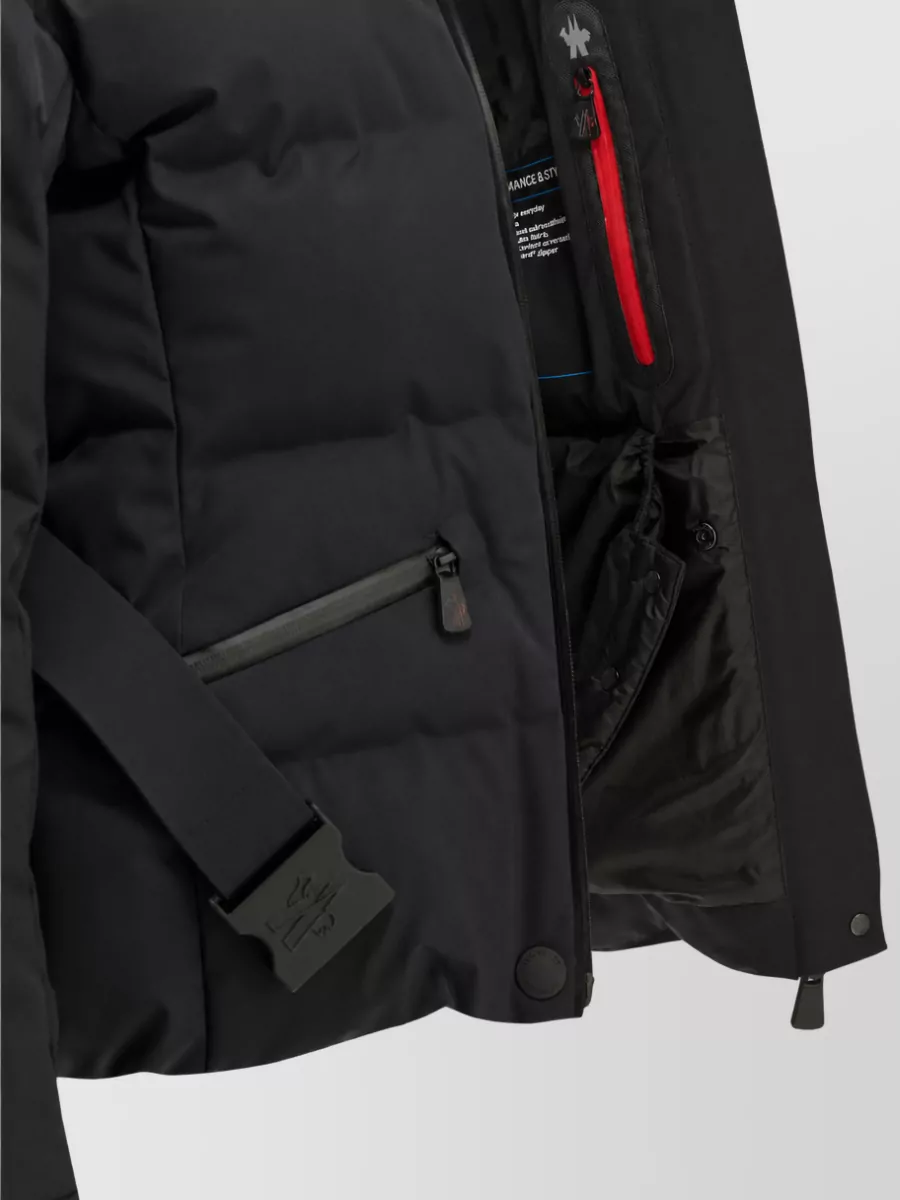 Moncler Grenoble Technical Hooded Belted Ski Jacket