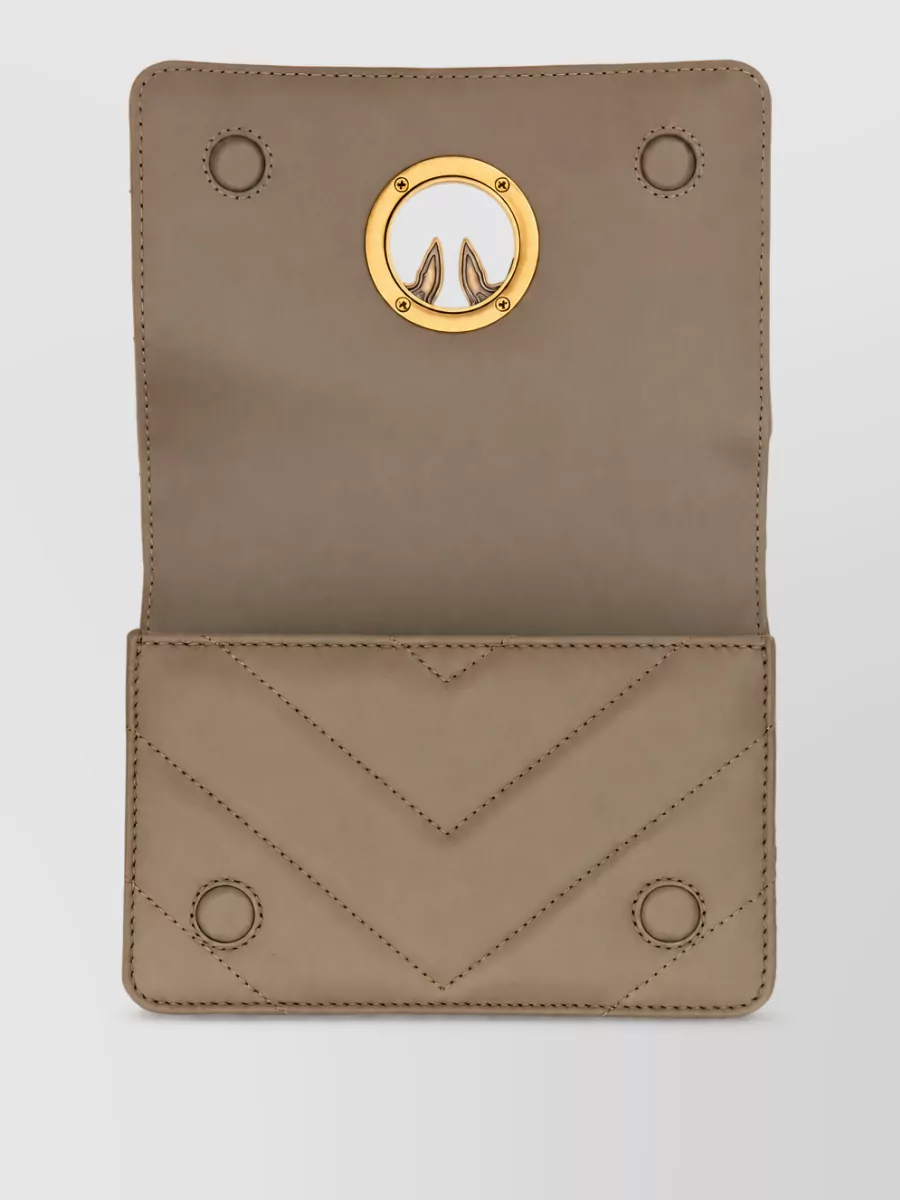 Pinko Love Bag Click Mini Leather Shoulder Bag