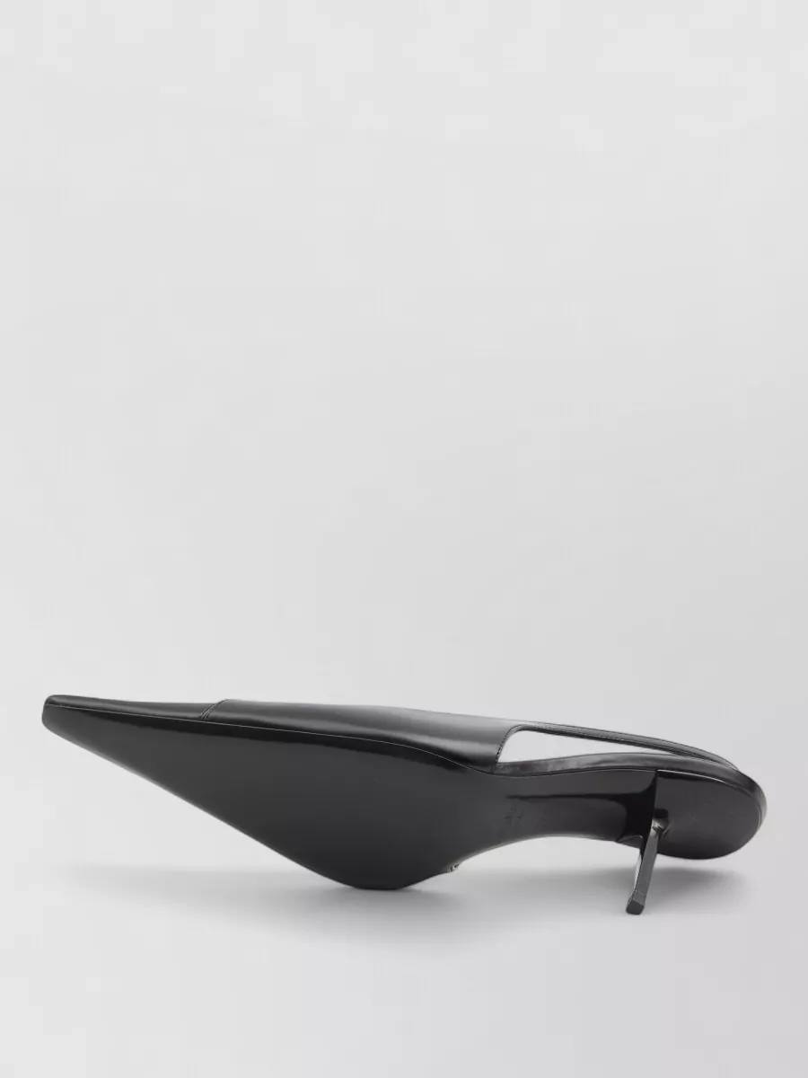 Saint Laurent Calfskin Cutout Pumps