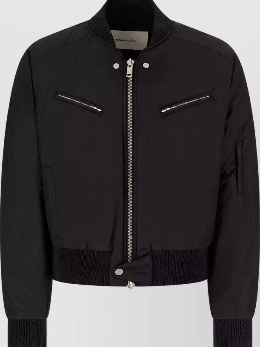 Entire Studios nylon sleeveless padded bomber jacket