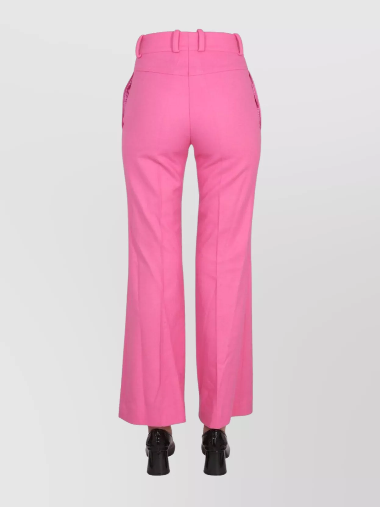 Patou Flared Leg High Waist Trousers