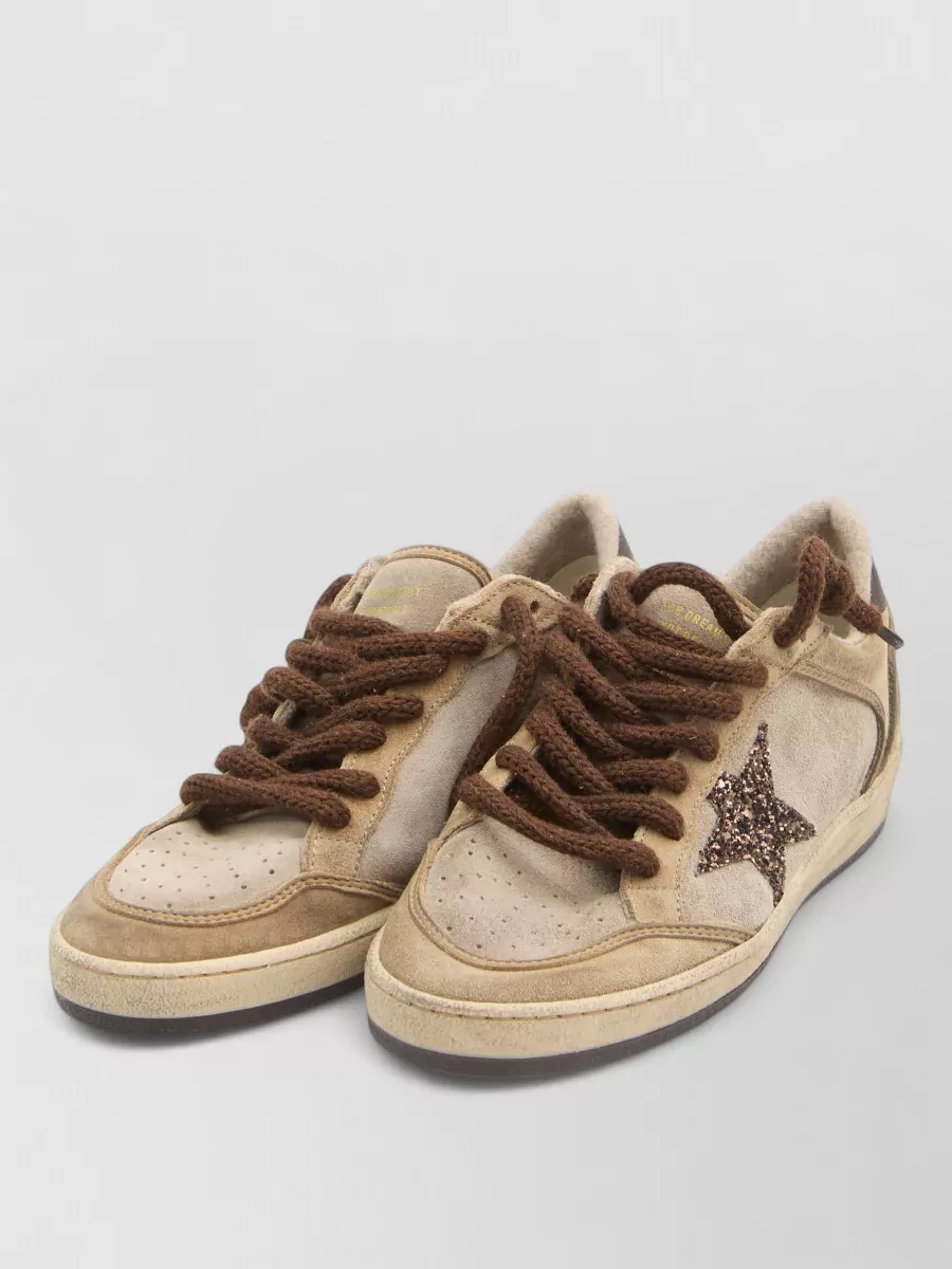 Golden Goose Leather Low-Top Sneakers