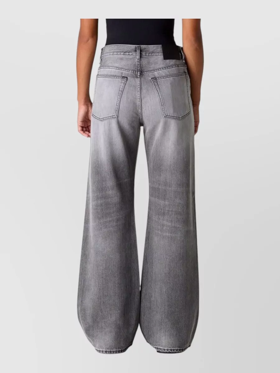 Acne Studios Wide-Leg Straight-Leg Flared Jeans