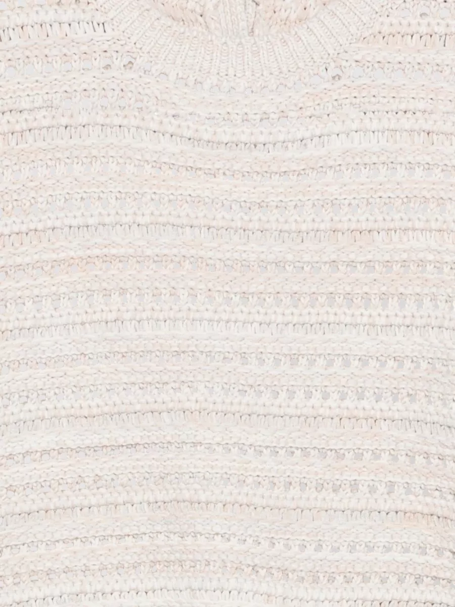 Emporio Armani Cotton Open-Knit Short-Sleeve Cardigan