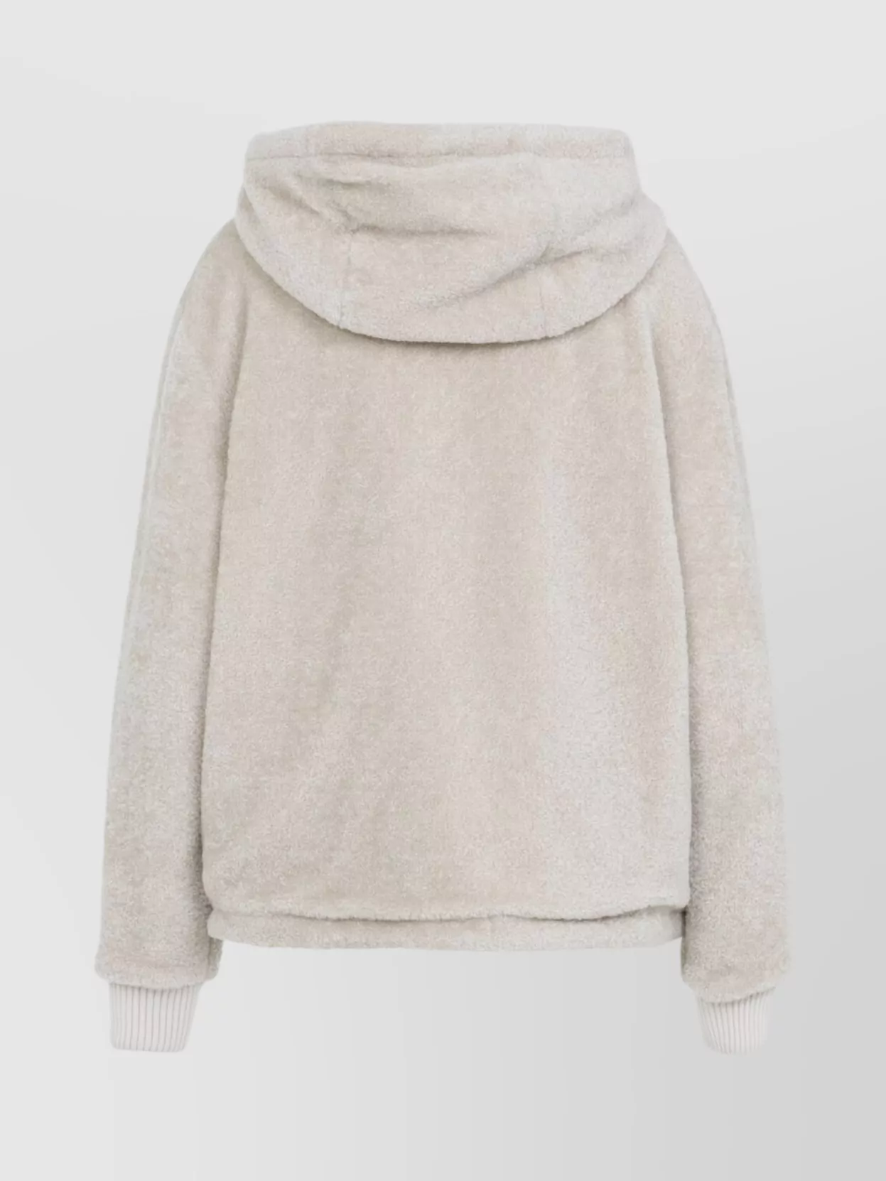 Moncler Hooded Cardigan Featuring Front Pockets In White