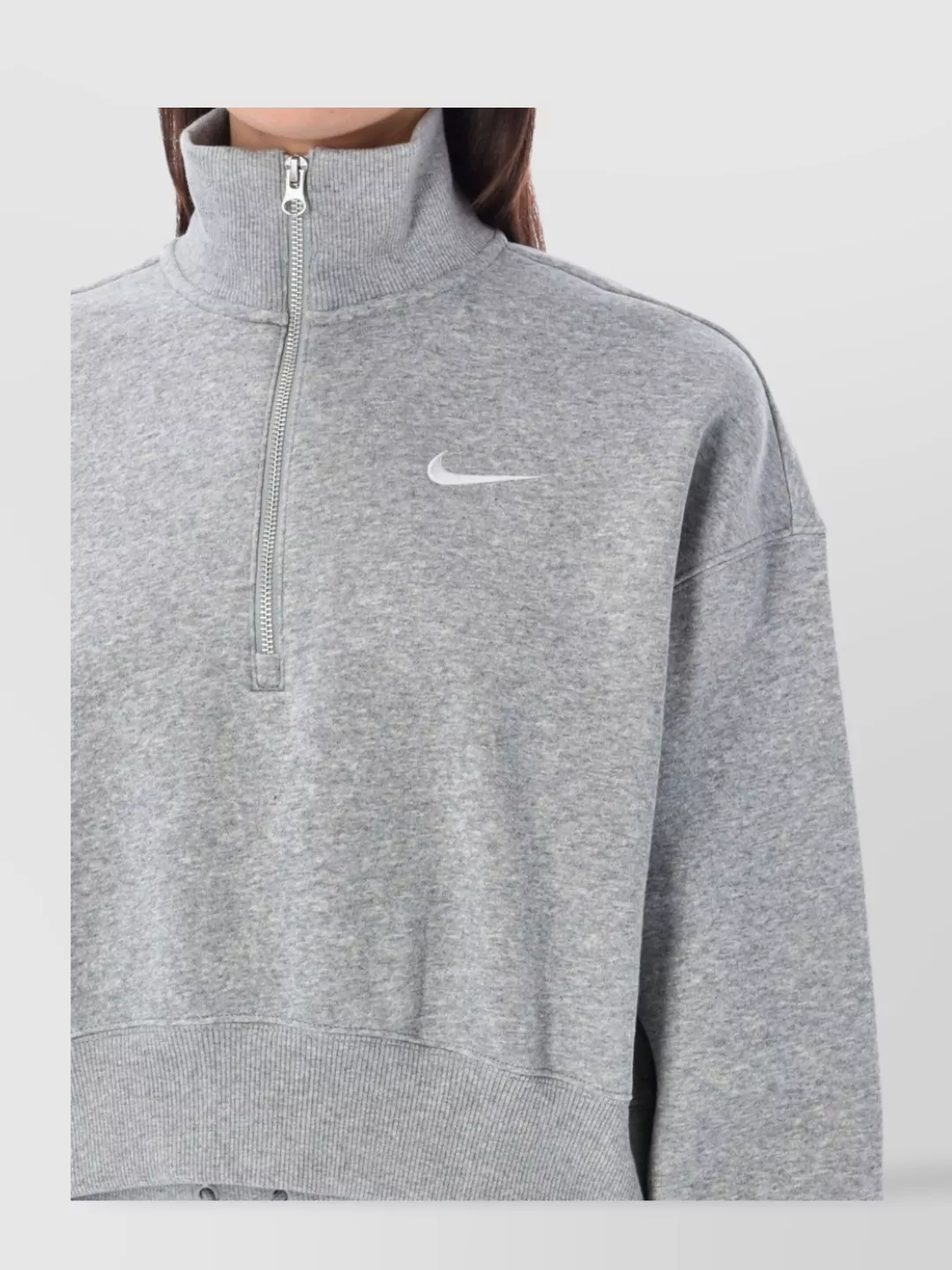 Nike Half Zip Fleece Ribbed Cuffs