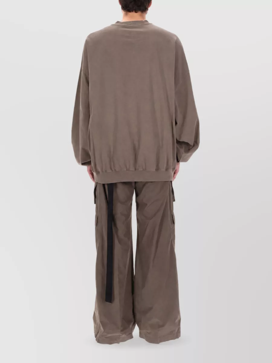 Rick Owens Drkshdw Cotton Crewneck Sweatshirt