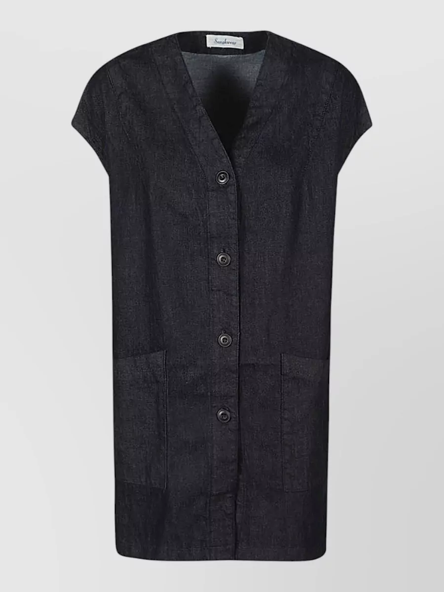 Sarahwear Cotton Long Vest