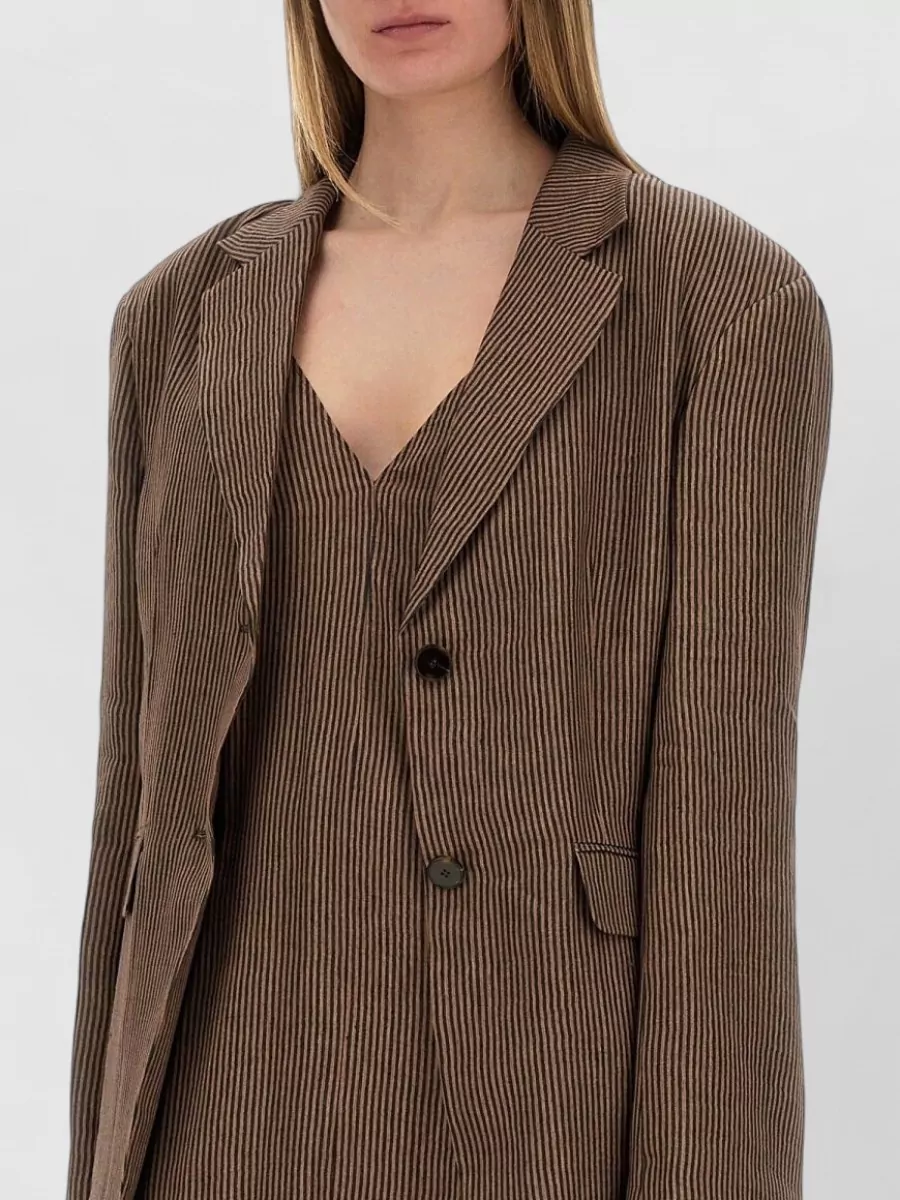 Alysi Striped Blazer