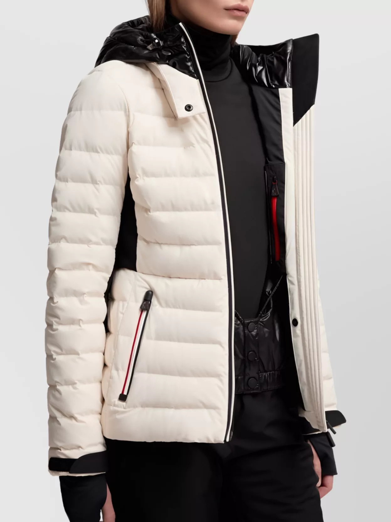 Moncler Bruche Hooded Ski Jacket