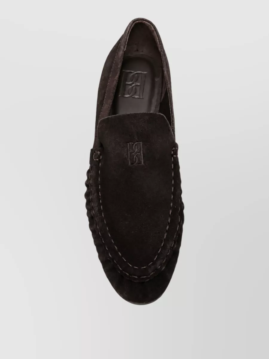 By Malene Birger Suede Mules