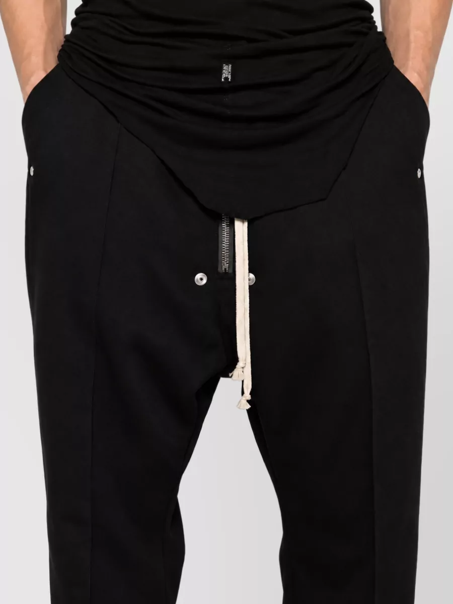 Rick Owens wool drop-crotch trousers