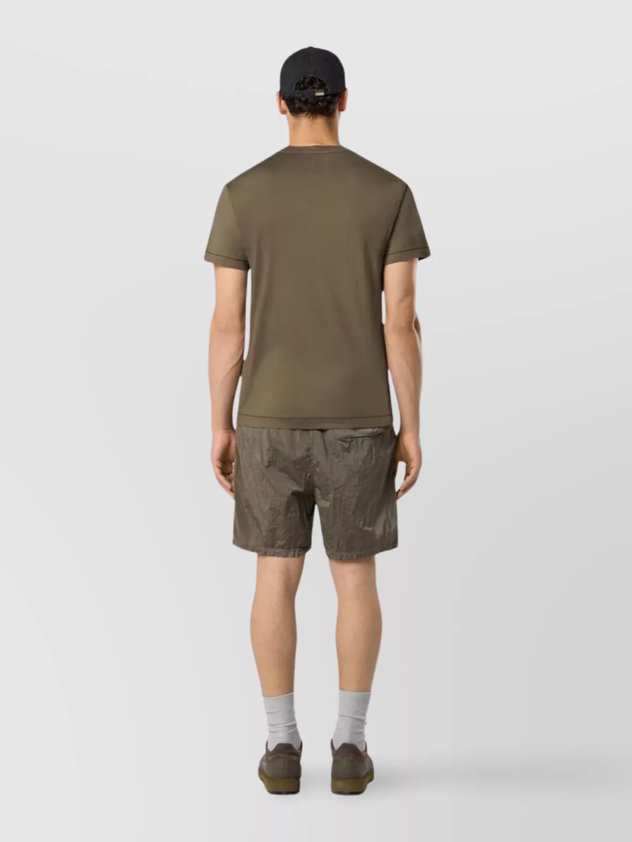 Stone Island Compass Logo Patch Crew Neck T-Shirt