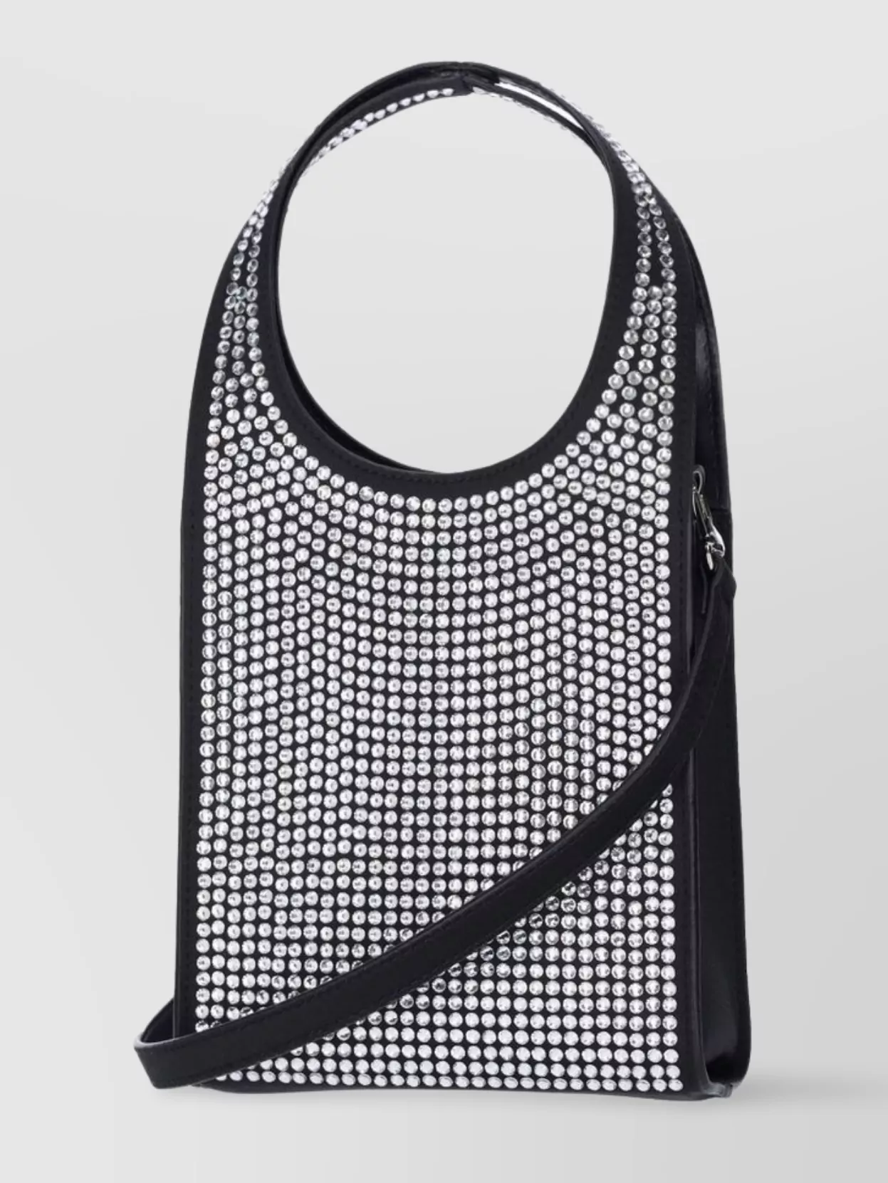 Coperni Rhinestone Rectangular Top Handle Shoulder Bag