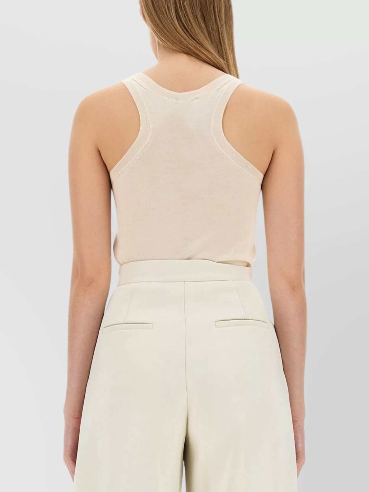 Max Mara Slim Fit Sleeveless Ribbed Top