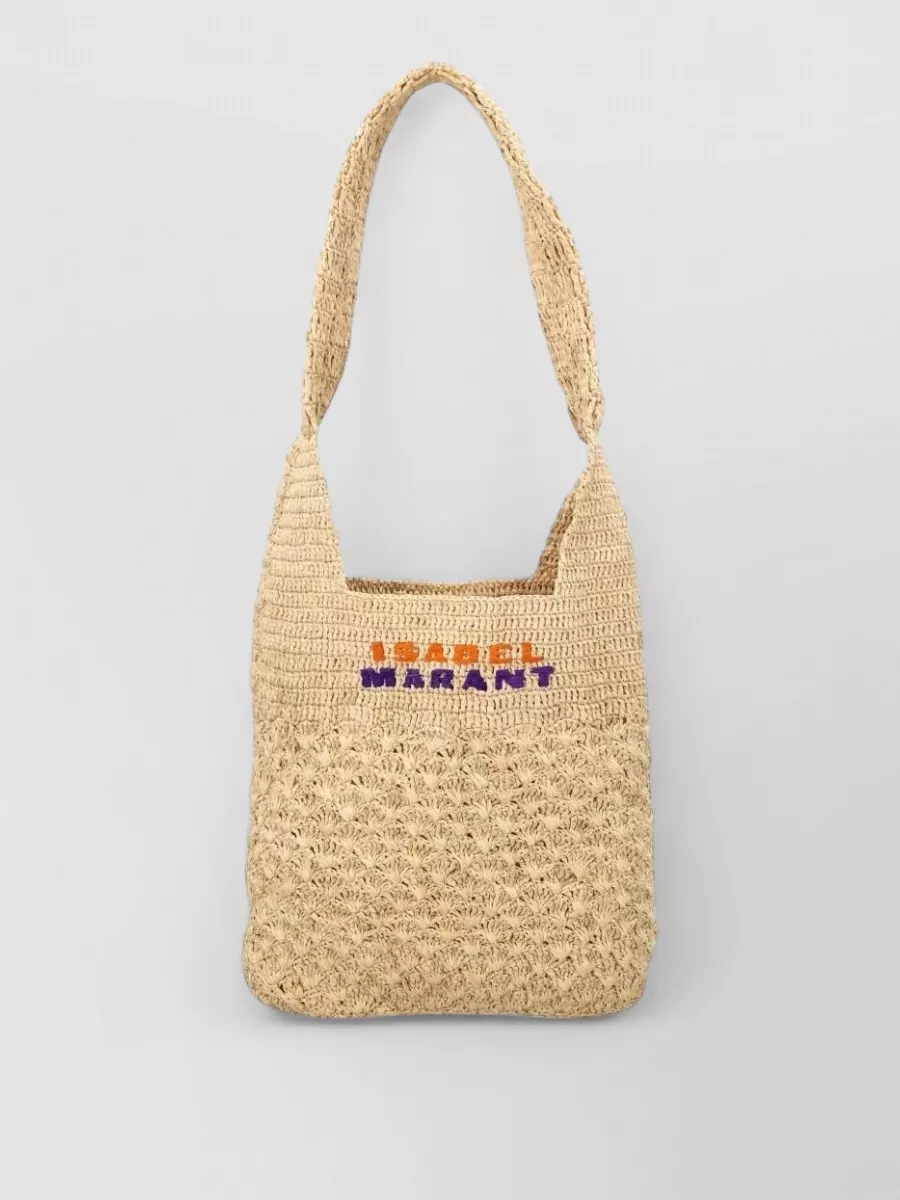 Isabel Marant Small Raffia Shoulder Bag