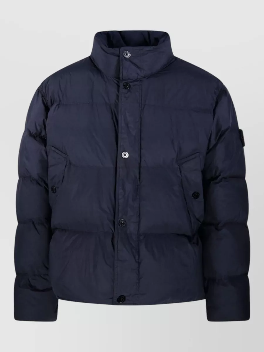 Stone Island Quilted high-neck puffer jacket