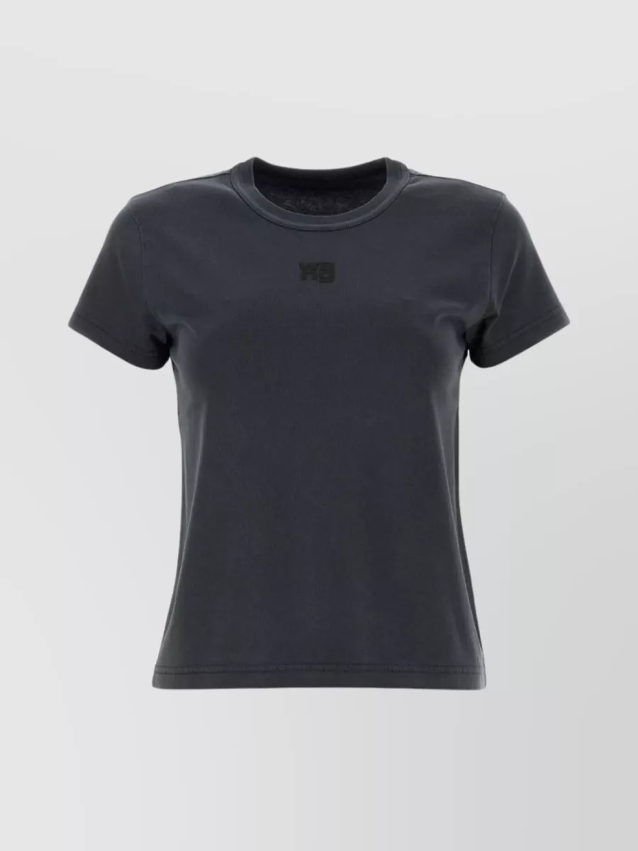 Shop Alexander Wang Versatile Crew Neck T-shirt In Black