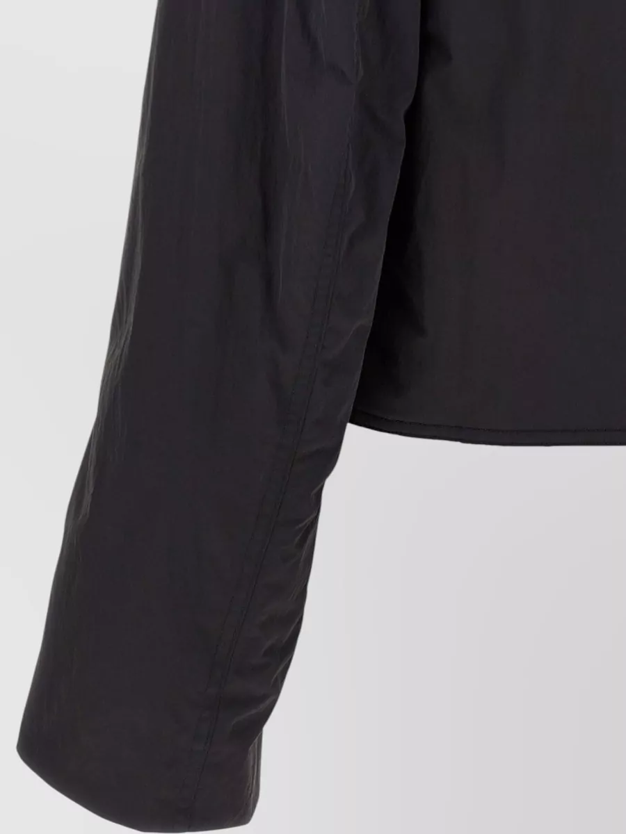 Rick Owens Cropped V-Neck Bomber Jacket