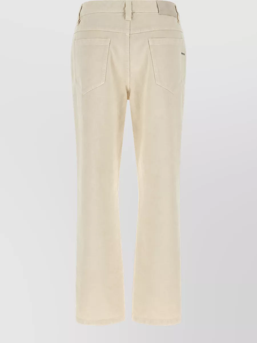 Brunello Cucinelli Beige Straight-Leg Jeans