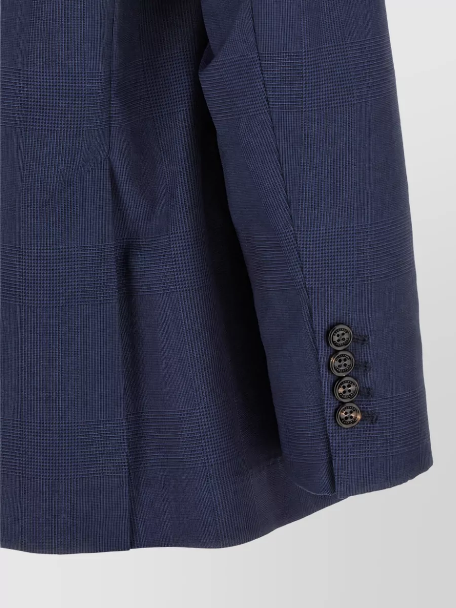 Brunello Cucinelli Virgin Wool Single Breasted Blazer