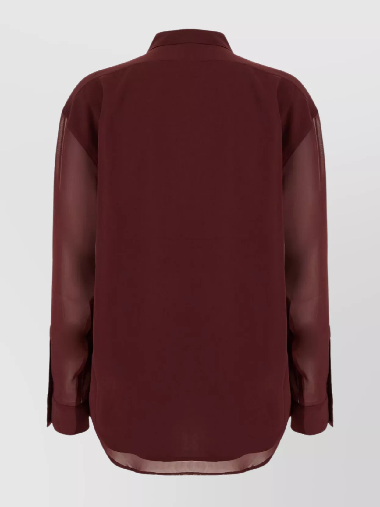 Calvin Klein Polyester Shirt With Collared Neck And Chest Pocket