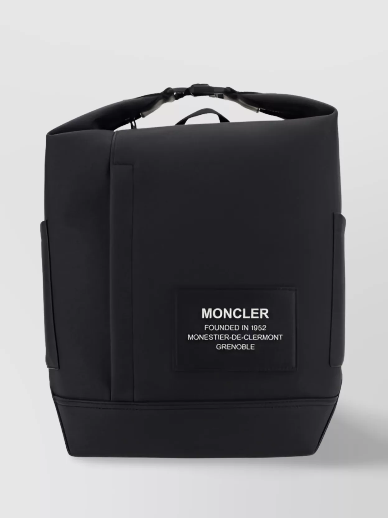 Moncler Nakoa Leather Detail Backpack With Front Zipper