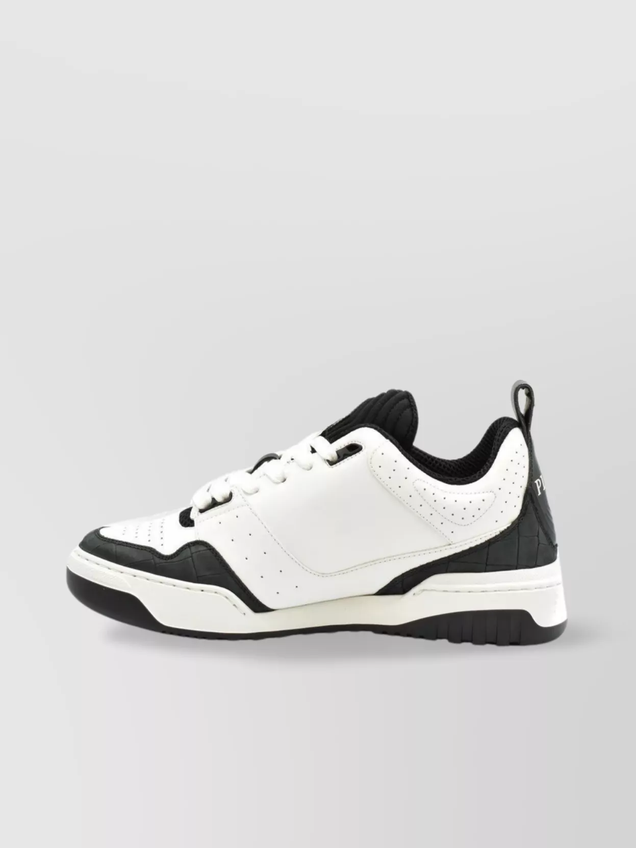 Philipp Plein Contrast Sole Sneakers Perforated Detailing
