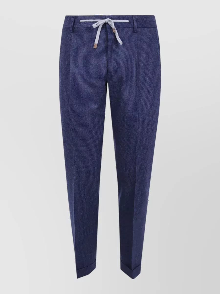 Barba Napoli virgin wool tailored shorts