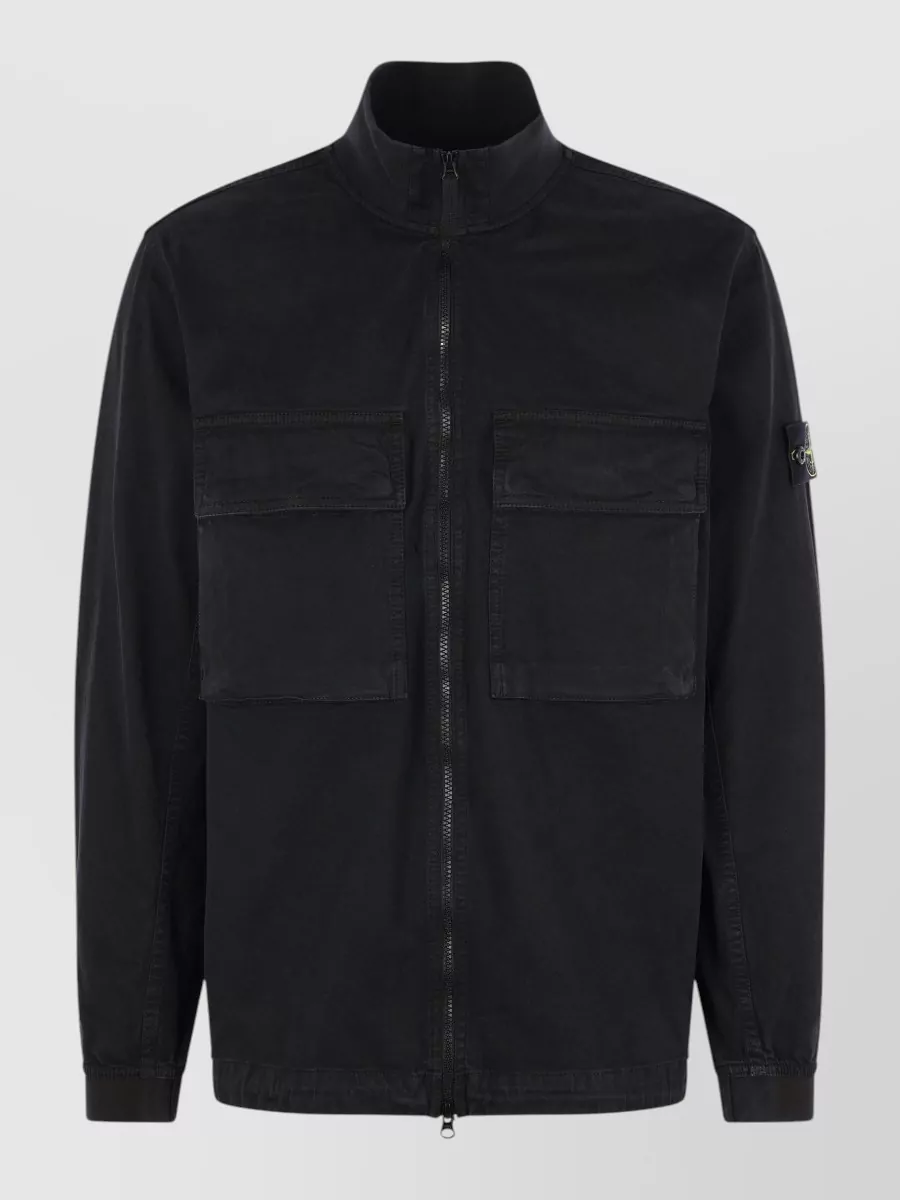 Stone Island cotton overshirt jacket
