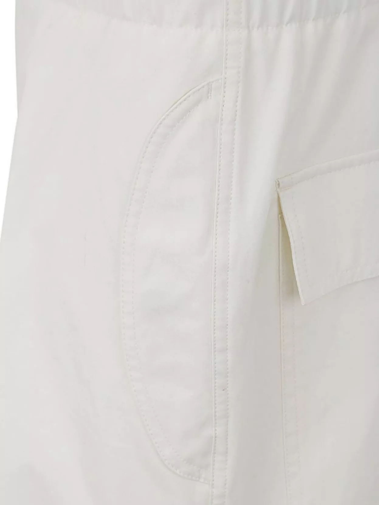 Jil Sander Cargo Trousers Adjustable Belt In White
