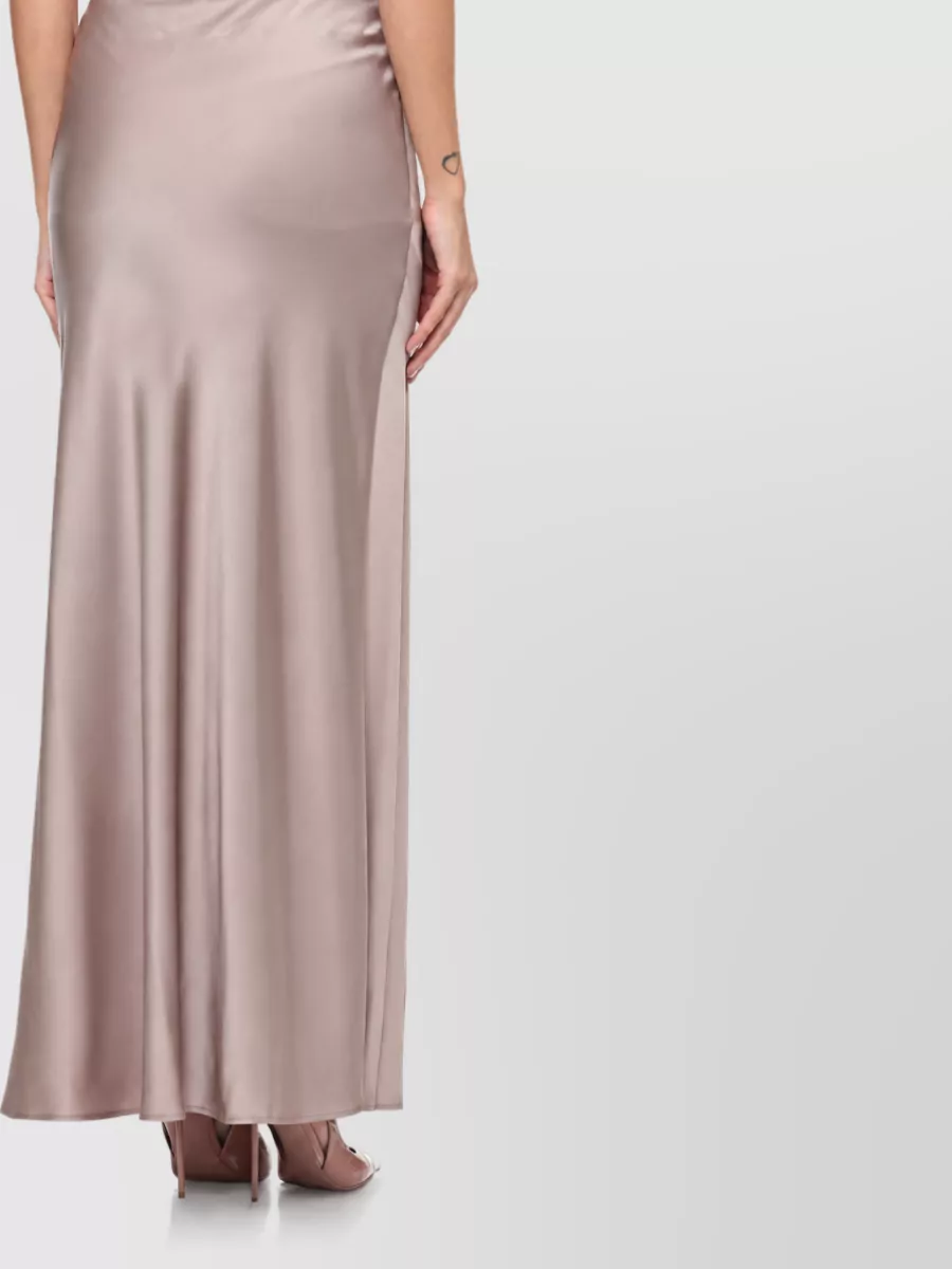 D.exterior Knee-Length Fitted Skirt